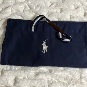 Polo Duffle Bag Garment Weekender Holdall Luggage Travel 2-in-1 Convertible NWT